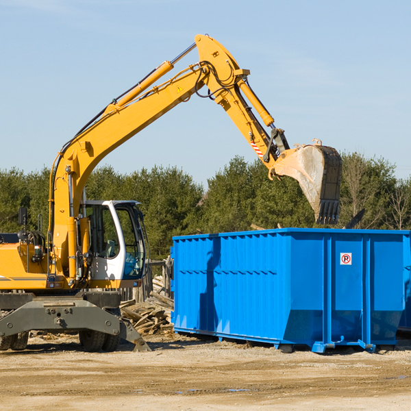 can i choose the location where the residential dumpster will be placed in Willards